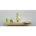 Lebegő polc valódi fa, natúr színben