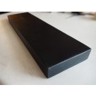 Lebegő polc valódi fa, fekete színben