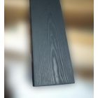 Lebegő polc valódi fa, fekete színben