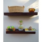 Lebegő polc valódi fa, paliszander színben