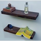 Lebegő polc valódi fa, "öregített"